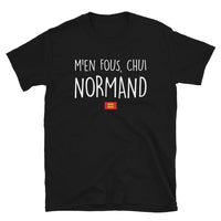 Thumbnail for T-shirt Normand noir - Normand, m'en fous
