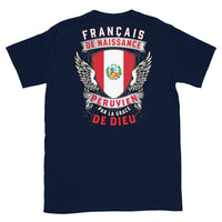 Thumbnail for T-shirt Peruvien bleu marine - Fierté et humour à porter