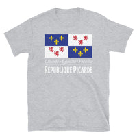Thumbnail for T-shirt Picardie bleu marine dos - Liberté Égalité Ficelle humoristique
