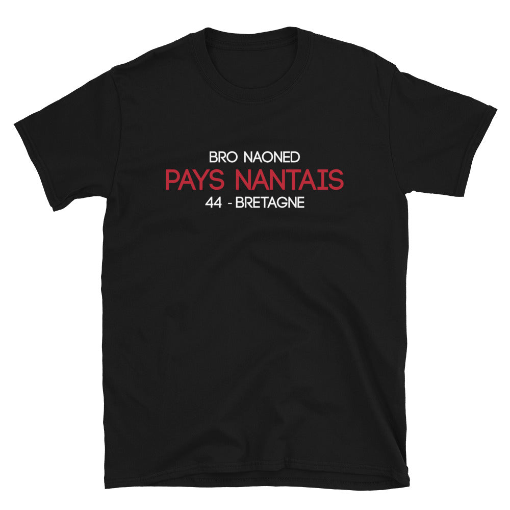 T-shirt Bretagne noir - Fierté des origines nantaises