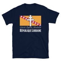Thumbnail for T-shirt Lorraine noir dos - Liberté Égalité Mirabelle