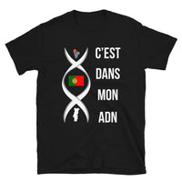 Thumbnail for T-shirt Portugal noir - ADN Portugais en fierté