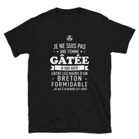 Thumbnail for T-shirt Bretagne noir - Je suis entre les mains d'un Breton