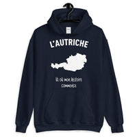 Thumbnail for Autriche là où mon histoire commence - Sweatshirt à capuche - Ici & Là - T-shirts & Souvenirs de chez toi