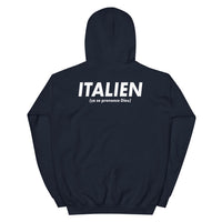 Thumbnail for Italien ça se prononce Dieu - Sweatshirt à capuche - Ici & Là - T-shirts & Souvenirs de chez toi