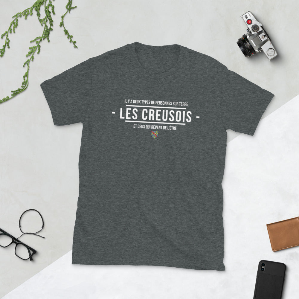 Creusois - deux types - T-shirt Standard - Ici & Là - T-shirts & Souvenirs de chez toi