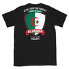 T-shirt Algérien noir - Je ne suis pas parfait mais