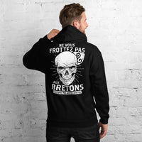 Thumbnail for Sweatshirt Bretagne bleu marine - Ne vous frottez pas aux Bretons