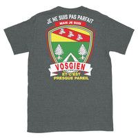 Thumbnail for T-shirt Vosgien gris foncé - Je ne suis pas parfait mais vosgien
