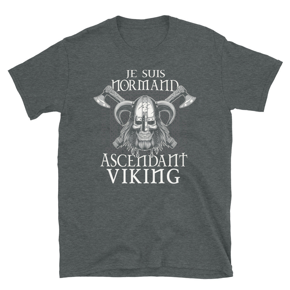 T-shirt Normand gris foncé - Fierté viking sans mention