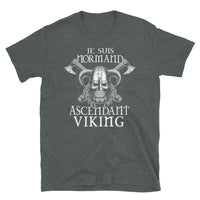 Thumbnail for T-shirt Normand gris foncé - Fierté viking sans mention