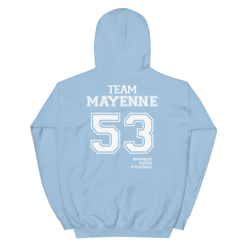 TEam Mayenne 53 - Sweatshirt à capuche - Ici & Là - T-shirts & Souvenirs de chez toi