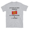 T-shirt Normandie blanc - L'Apéro, un moment de partage