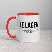 Thumbnail for Définition drôle du Lagen pour le café des Breton le matin  - Mug Tasse Couleurs intérieures - Ici & Là - T-shirts & Souvenirs de chez toi