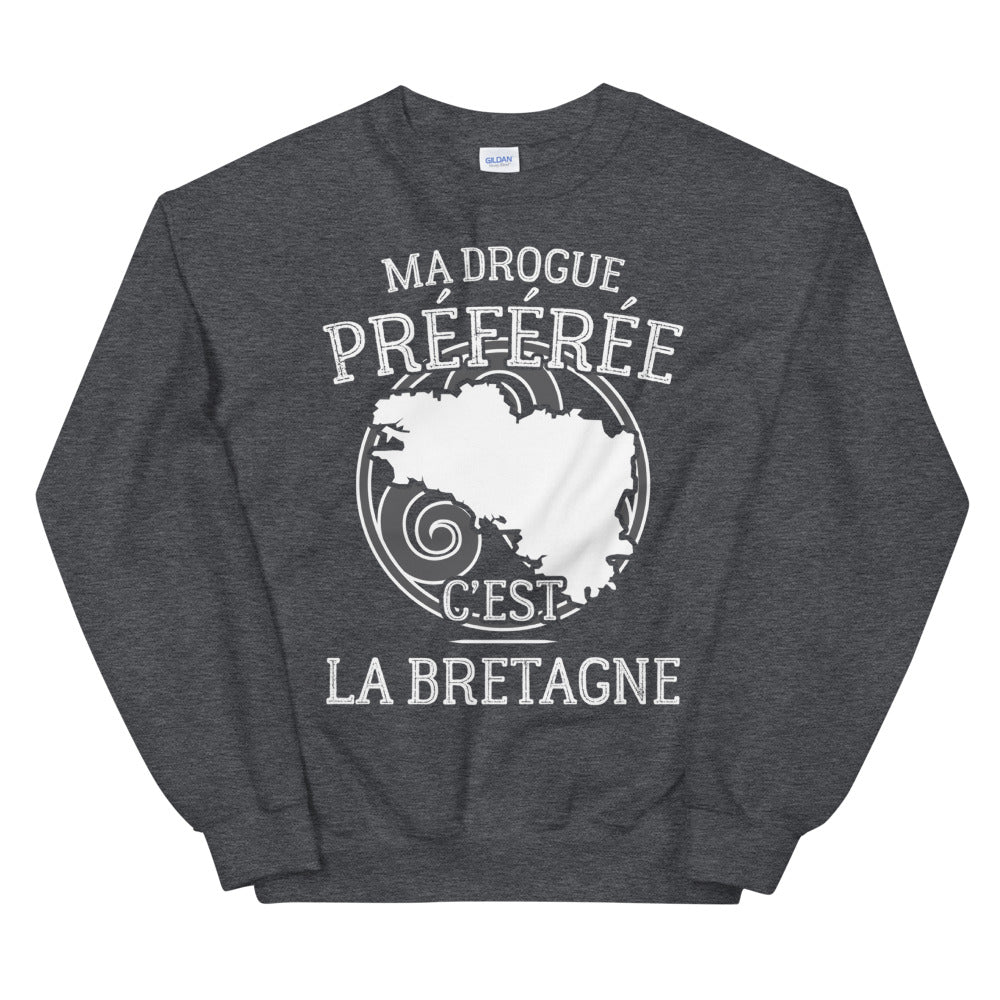 Drogue pref : La Bretagne - Sweatshirt - Ici & Là - T-shirts & Souvenirs de chez toi