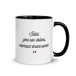 Salut gens-non italien - Mug Tasse Couleurs intérieures père - Ici & Là - T-shirts & Souvenirs de chez toi