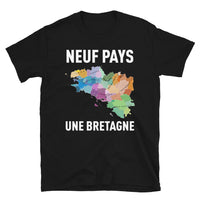 Thumbnail for T-shirt Bretagne noir - Fierté des Neuf Pays