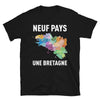 T-shirt Bretagne noir - Fierté des Neuf Pays