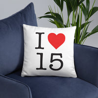 Thumbnail for Coussin Cantal - I love Cantal 15 NY style dos
