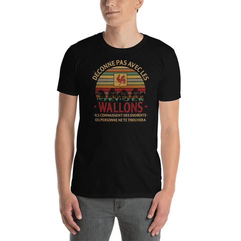 Wallons Endroits - T-shirt Standard - Ici & Là - T-shirts & Souvenirs de chez toi