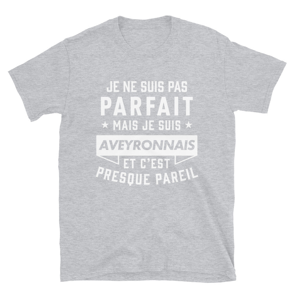 T-shirt Aveyron bleu marine dos - Confort et style local