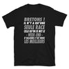 T-shirt Bretagne noir - Bretons, il n'y a qu'une seule race