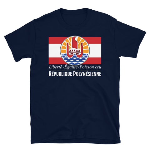 République Polynésienne -  T-Shirt standard - Ici & Là - T-shirts & Souvenirs de chez toi