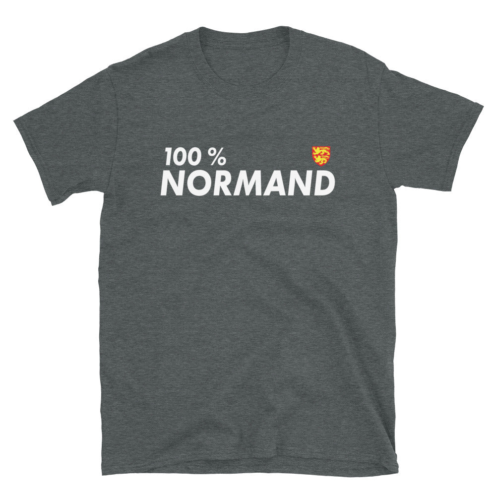 100 % Normand - T-shirt Standard - Ici & Là - T-shirts & Souvenirs de chez toi