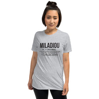 Thumbnail for T-shirt Lozère gris sport face - Définition Miladiou humoristique