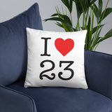 I love 23 Creuse NY style - Coussin décoratif - Ici & Là - T-shirts & Souvenirs de chez toi