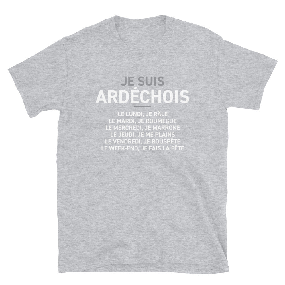 Ardéchois Râleur - T-shirt Standard - Ici & Là - T-shirts & Souvenirs de chez toi