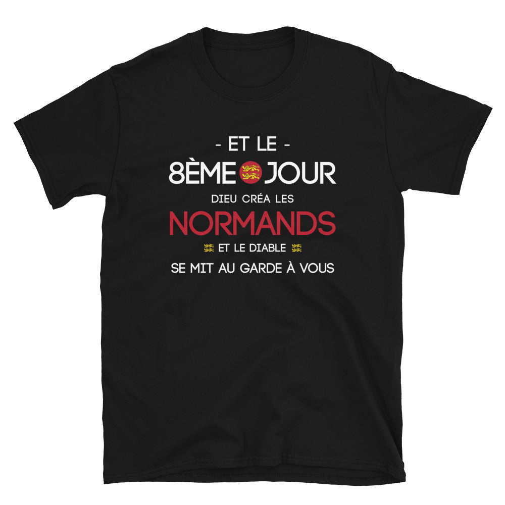 T-shirt Normands noir - Design humoristique et fier