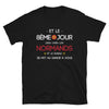 T-shirt Normands noir - Design humoristique et fier
