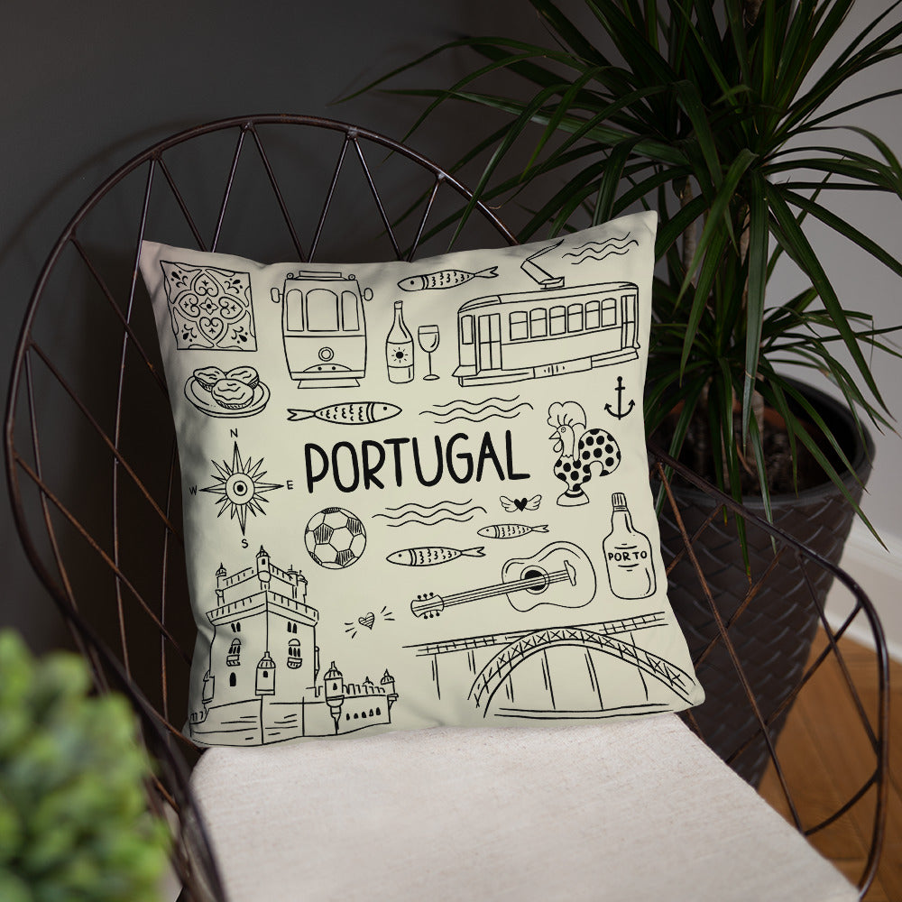Coussin décoratif Portugal - Un accent de fierté locale