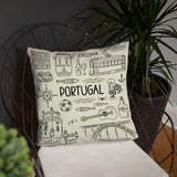 Souvenir du Portugal - Coussin décoratif - Ici & Là - T-shirts & Souvenirs de chez toi