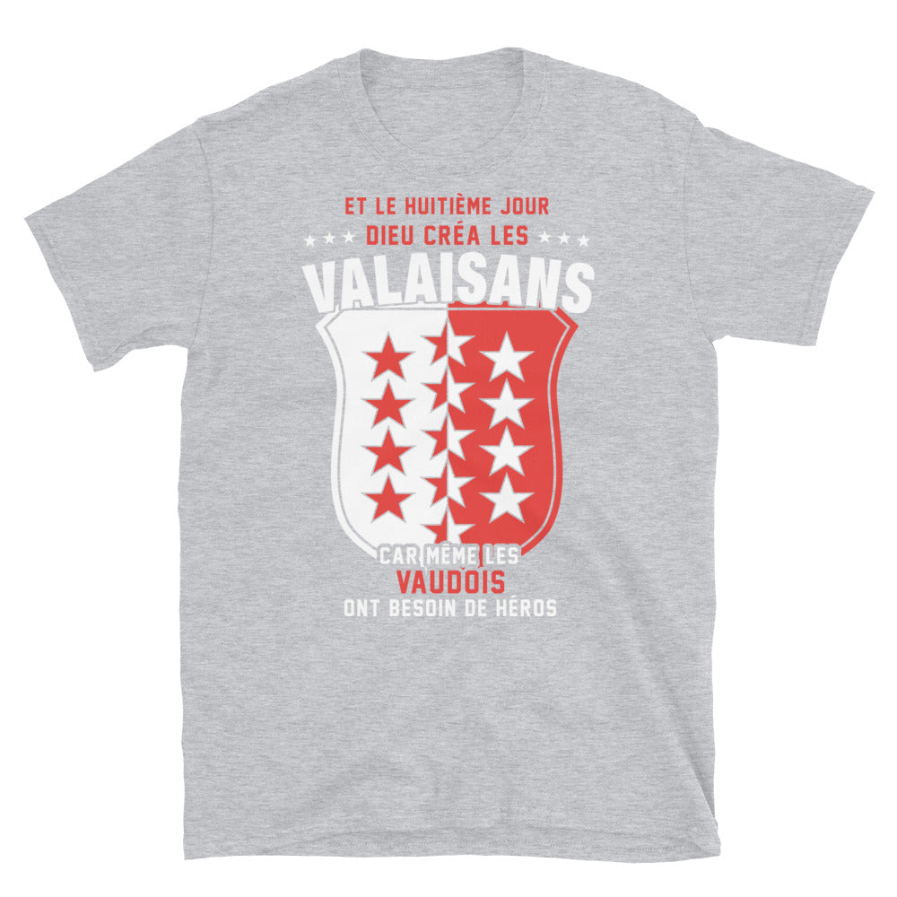 8e-jour-VALAISANS T-shirt Standard - Ici & Là - T-shirts & Souvenirs de chez toi