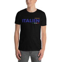 Thumbnail for T-shirt Italie gris foncé chiné - Fierté et humour des origines