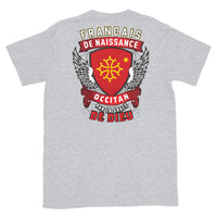 Thumbnail for T-shirt Occitan bleu marine dos - Fierté et humour français