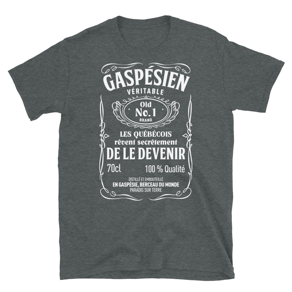 veritable-gaspesien T-shirt Standard - Ici & Là - T-shirts & Souvenirs de chez toi