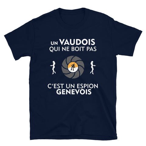 Espion dans le canton de Vaud -  T-Shirt standard - Ici & Là - T-shirts & Souvenirs de chez toi