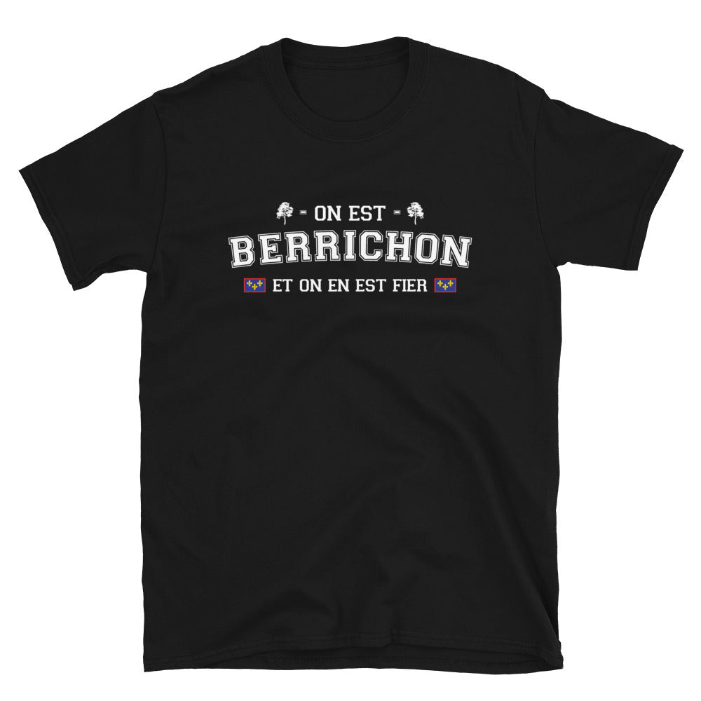 T-shirt Berry noir - On est Berrichon et on en est fier