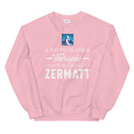 Pas besoin de thérapie - Zermatt - Matterhorn - Sweatshirt - Ici & Là - T-shirts & Souvenirs de chez toi
