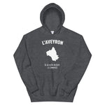 Là Où notre histoire a commencé Aveyron - Sweatshirt à capuche - Ici & Là - T-shirts & Souvenirs de chez toi