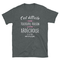 Thumbnail for Avoir Raison Ardéchoise - T-shirt Boy friend Cut - Standard - Ici & Là - T-shirts & Souvenirs de chez toi