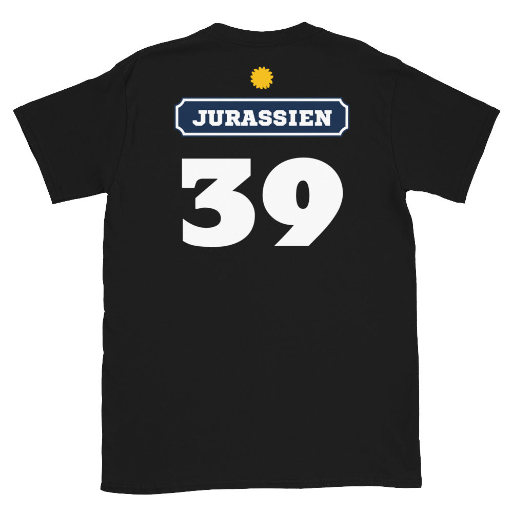T-shirt Jurassien 39 gris foncé chiné - Fierté du Pastis local