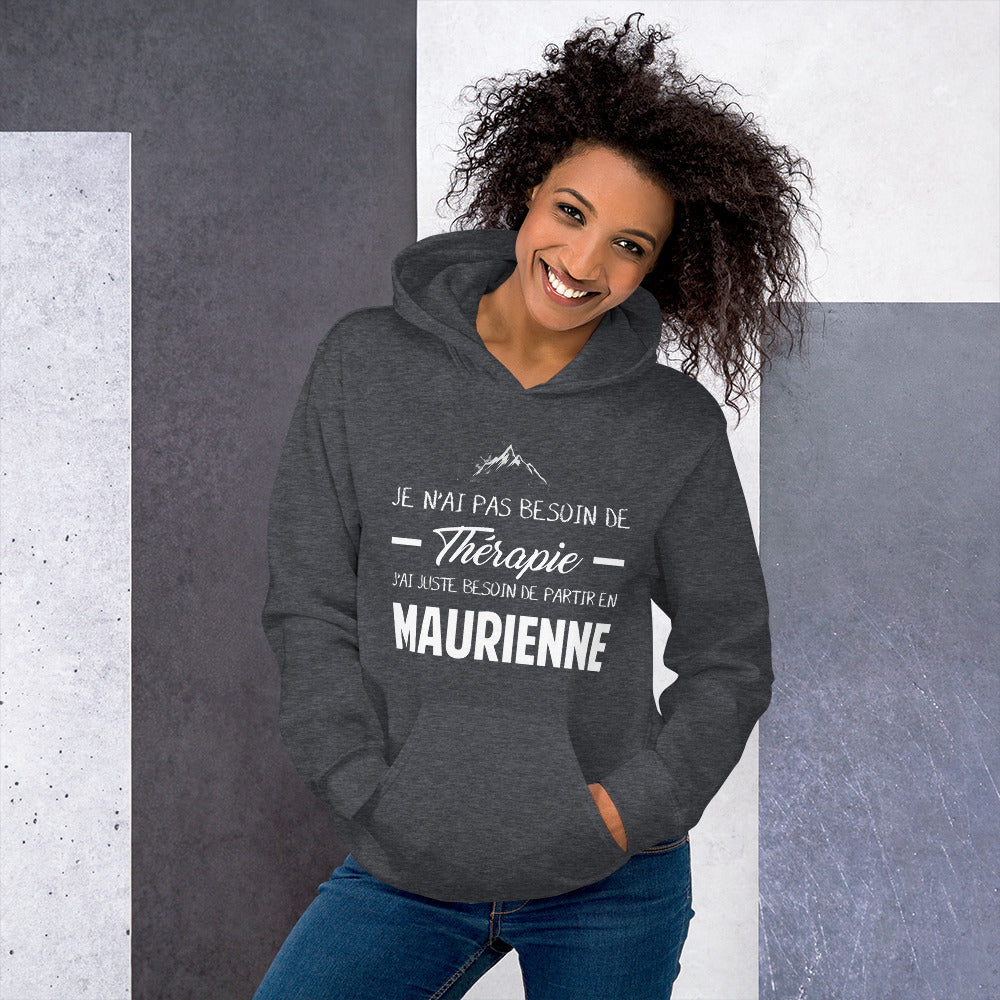 Thérapie Maurienne, Savoie - Sweatshirt à capuche - Ici & Là - T-shirts & Souvenirs de chez toi