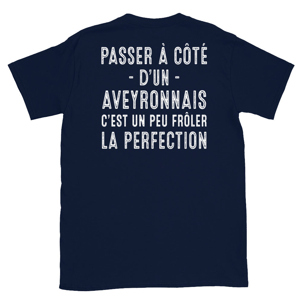 T-shirt Aveyron gris foncé - Passer à côté d'un Aveyronnais