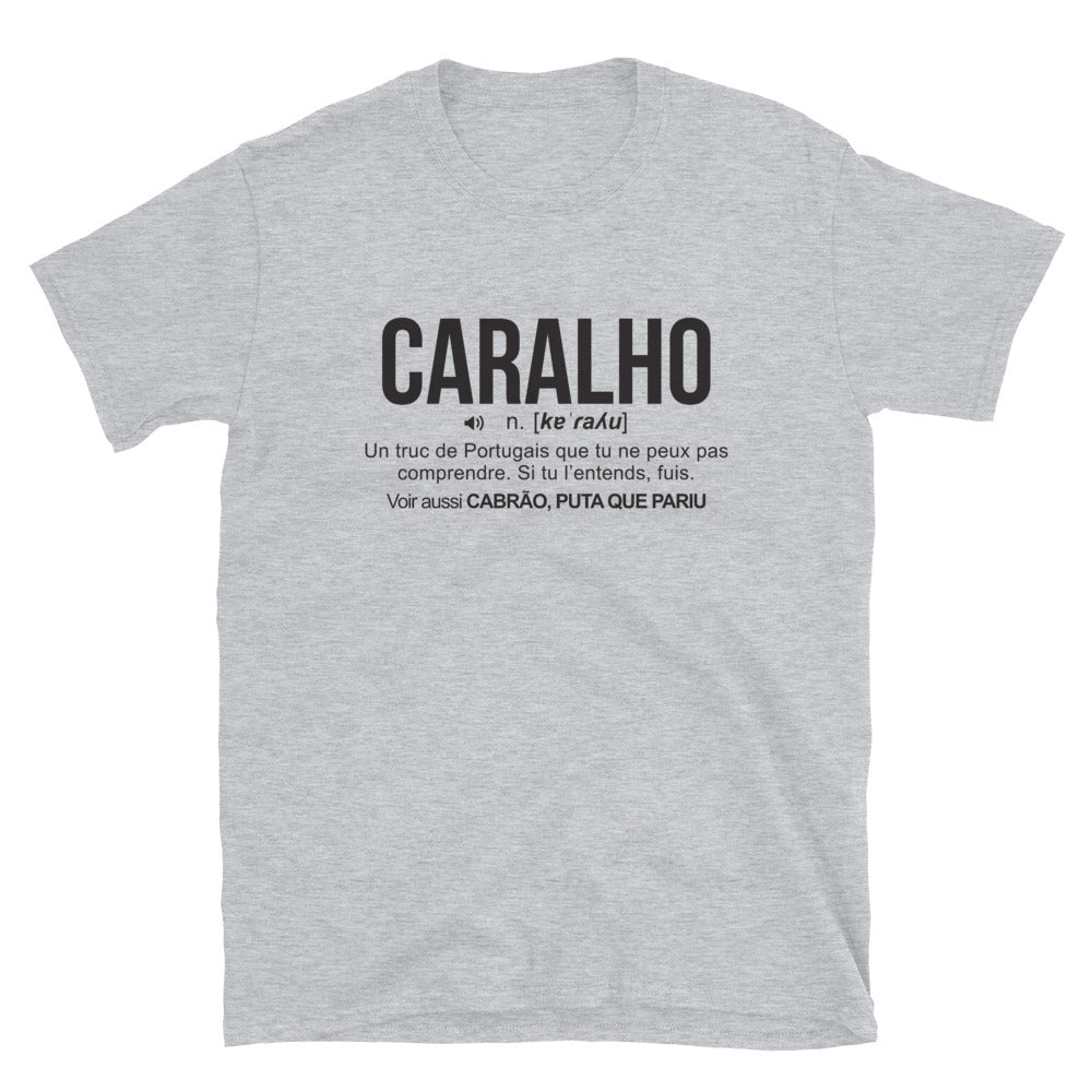 Caralho définition portugaise - T-shirt Standard - Ici & Là - T-shirts & Souvenirs de chez toi