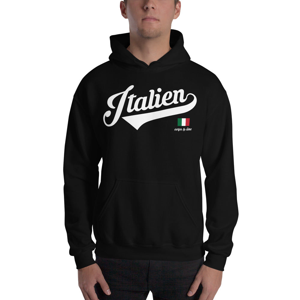 Sweatshirt Italie noir - design doux et chic