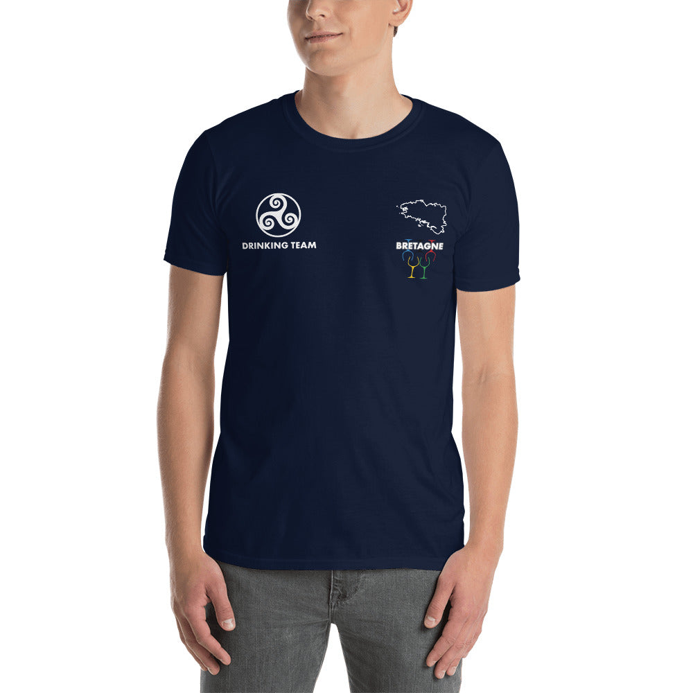 Bretagne Olympic Drinking Team - T-shirt Standard - Ici & Là - T-shirts & Souvenirs de chez toi